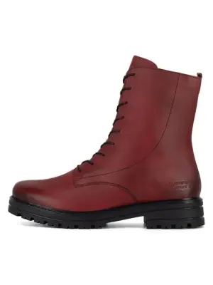 Bottines Remonte D2278-36 Rouges - Lacets Grande Pointure Femme — photo 2