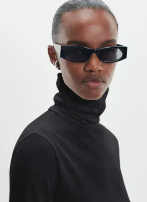 T-shirt en coton organique et cachemire — photo 3