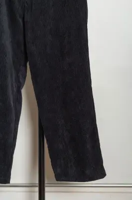 Still By Hand – Corduroy straight pants PT03263OS – BLACK — photo 5