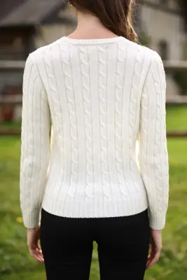 Christin Wool Sweater - Cream — photo 5