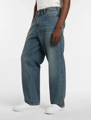 Pantalon Dickies 958 Baggy tapered work jean – Khaki tinted Blue — photo 5