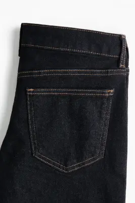Flared Low Jeans - Noir denim — photo 5