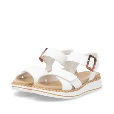 Sandales à Brides Remonte D3J52-80 Blanches - Confort Lite n Soft Grande Pointure Femme — photo 3