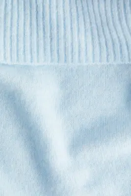 Pull épaules nues - Bleu clair — photo 2