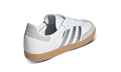 Adidas Samba OG White Silver Metallic Grey — photo 3