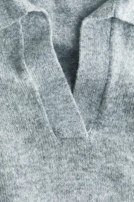 Polo à manches courtes - Gris chiné — photo 4