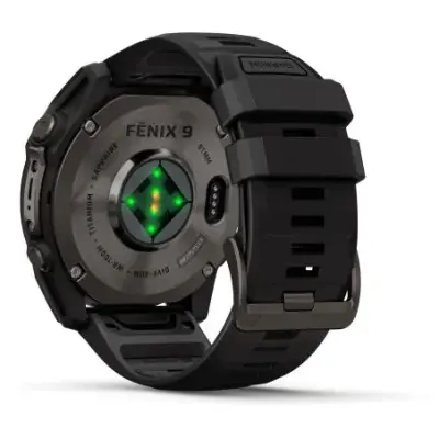 Garmin Fenix 9 amoled 51mm sapphire Titane Carbon Gray DLC bracelet noir 010-04763-11 — photo 5