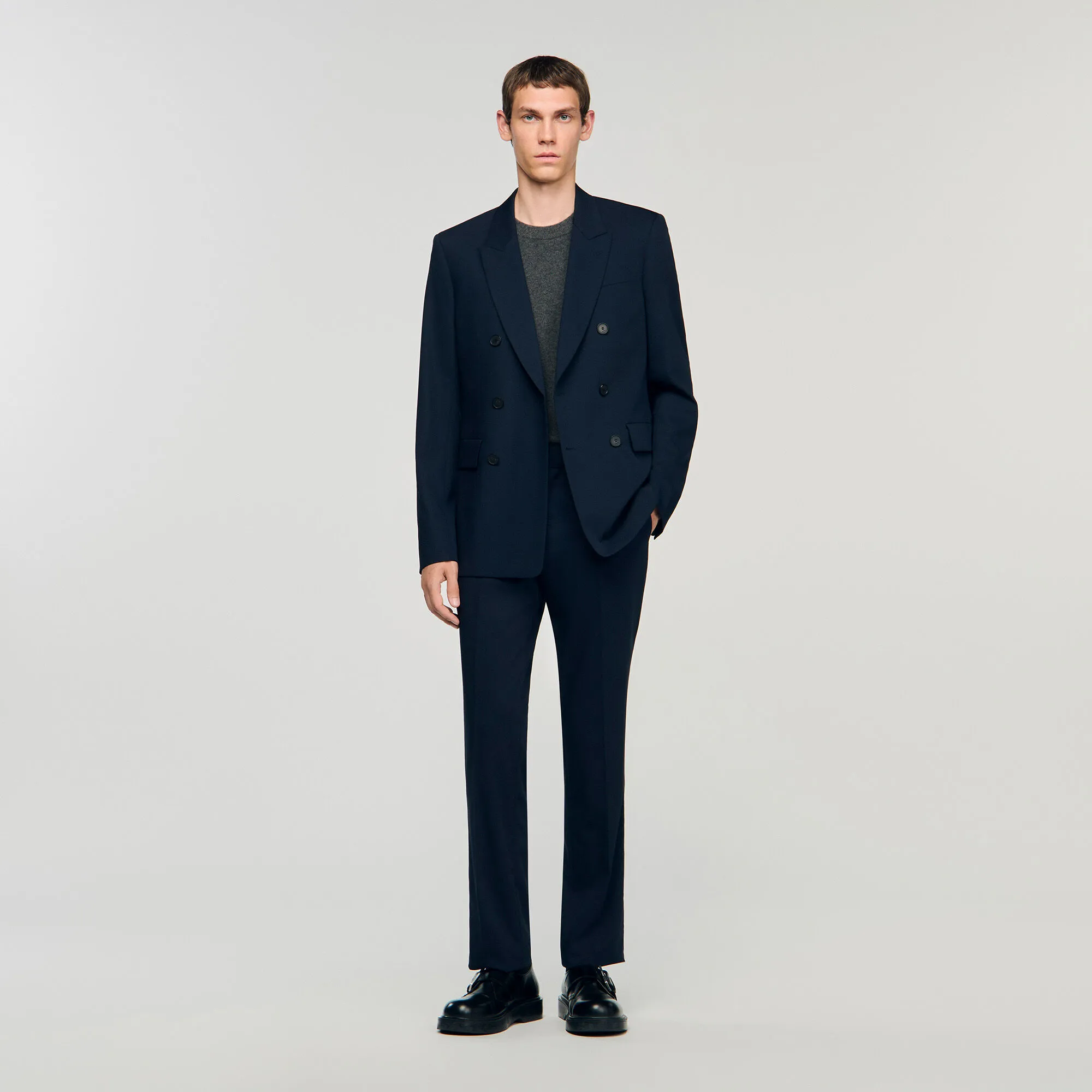 Veste de costume croisée