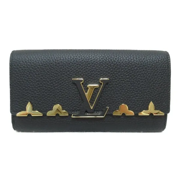 Maroquinerie portefeuille capucine 20cm noir