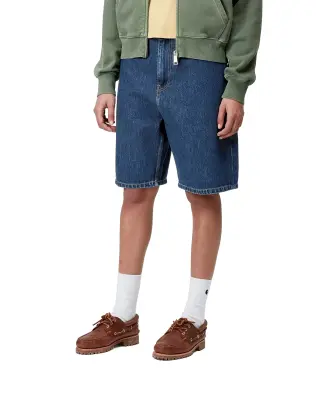 Short Brandon Blue Stone Washed Femme — photo 2