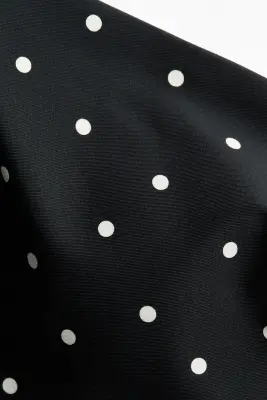 Maillot de bain asymétrique paddé - Noir/pois — photo 5