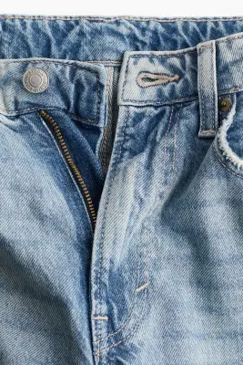 Straight High Jeans - Bleu denim clair — photo 1