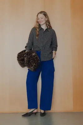 Chemise à carreaux Femme — photo 3