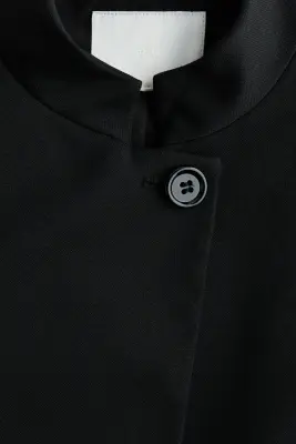 Blazer à fermeture droite - Noir — photo 4