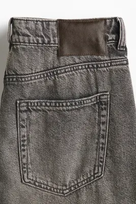 Barrel High Waist Jeans - Gris denim — photo 2