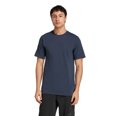 ADIDAS TEE SHIRT GRANDE LONGUEUR Marine — photo 2