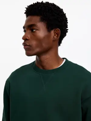Heavyweight Sweatshirt - Vert foncé — photo 3