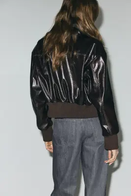 Straight High Jeans - Gris denim — photo 1