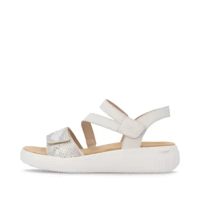 Sandales Remonte D3L51-60 Blanches - Velcro Grande Pointure Femme — photo 2