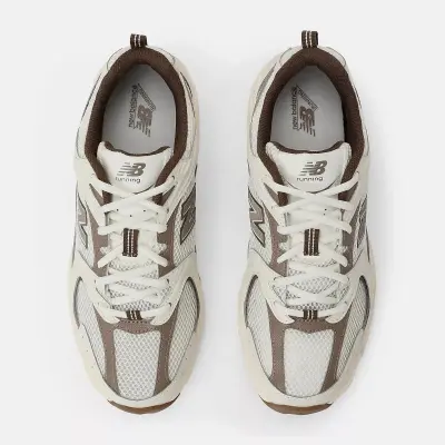 NEW BALANCE 530ASM Ecru Marron — photo 4