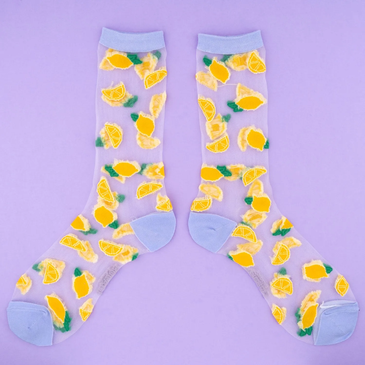 Chaussettes transparentes Citron Coucou Suzette
