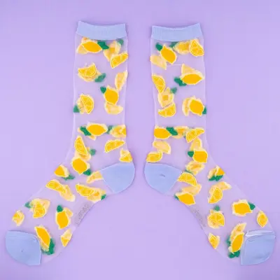 Chaussettes transparentes Citron Coucou Suzette — photo 1