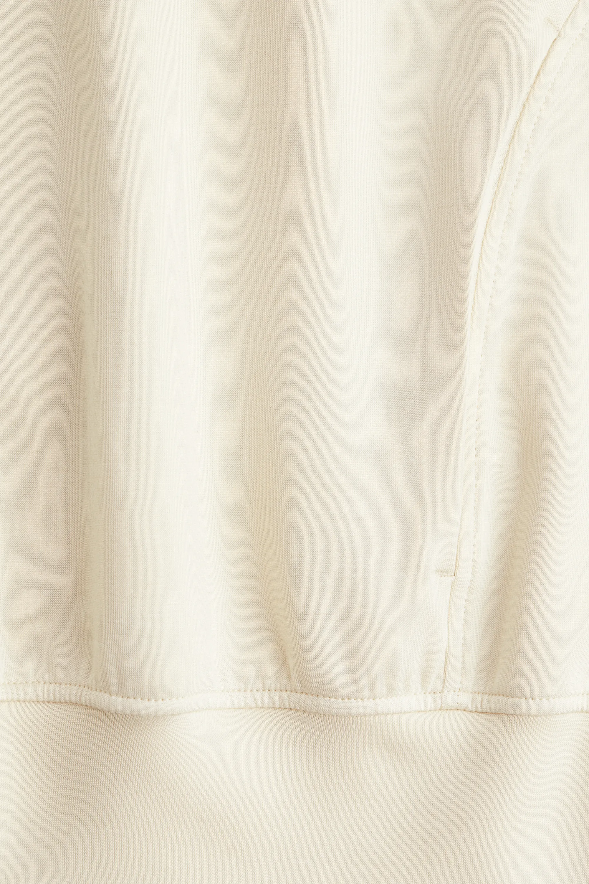Veste zippée très douce - Crème