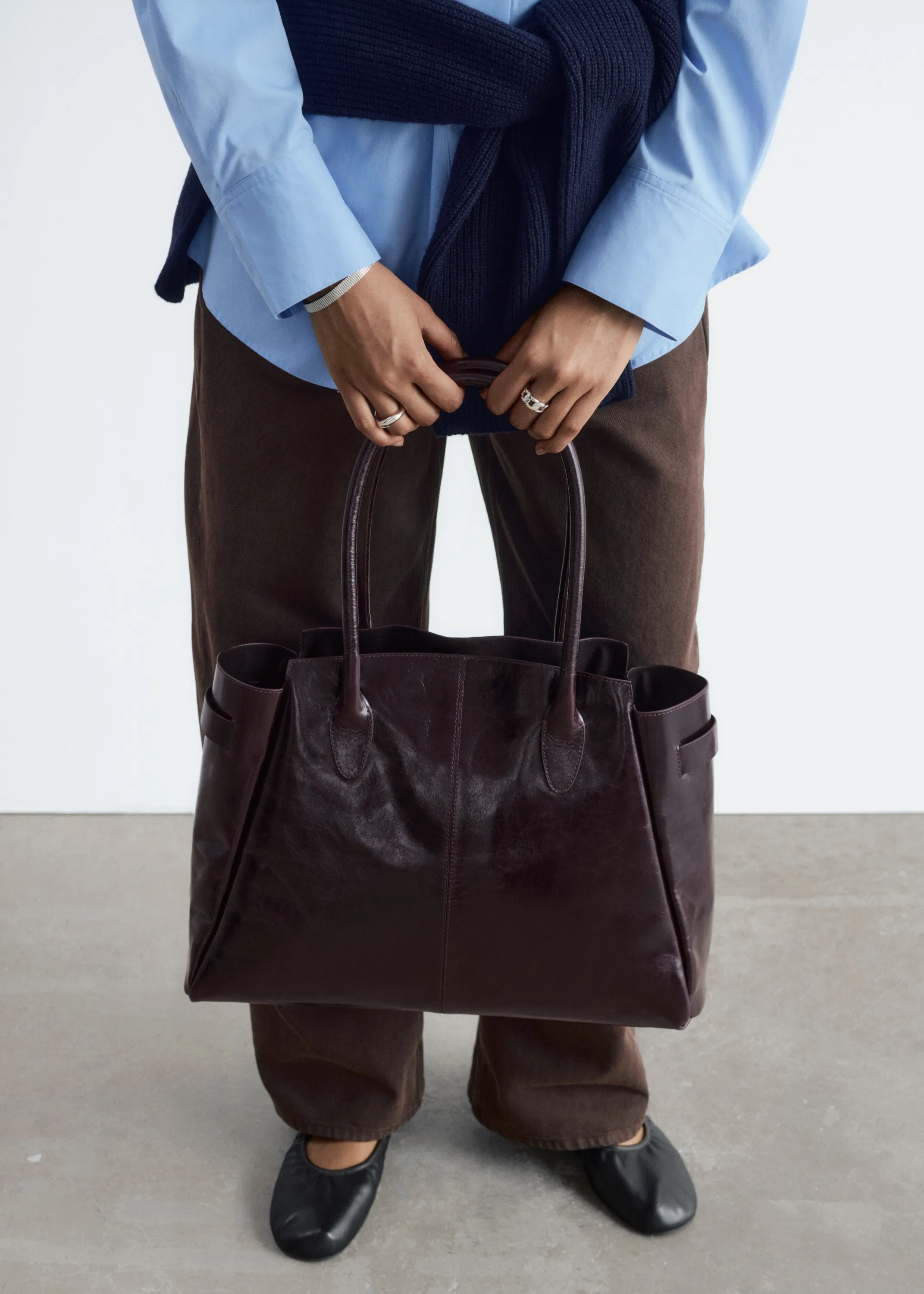 Sac cabas - Marron foncé