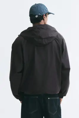 Veste coupe-vent en nylon - Bleu marine — photo 3
