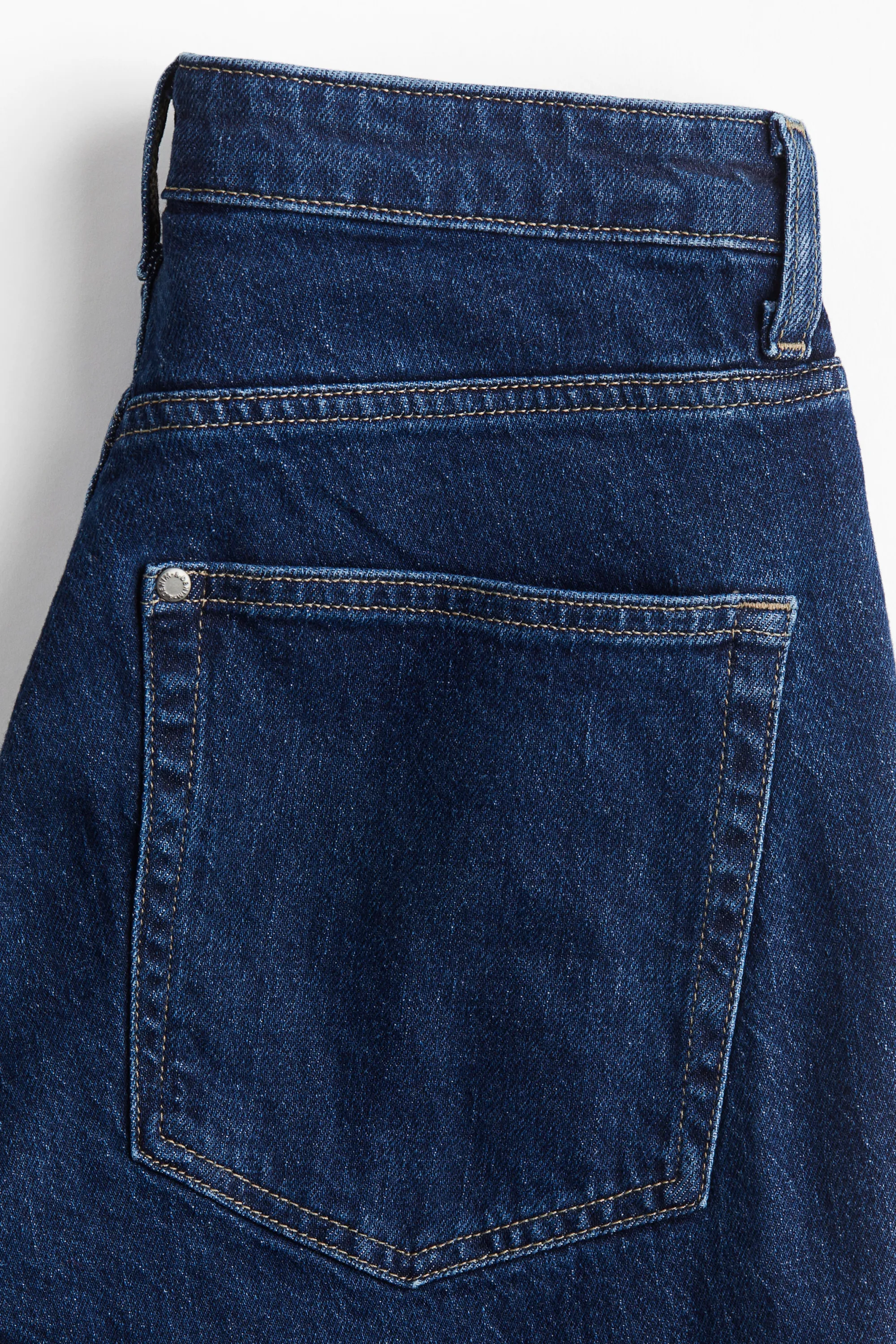 Curvy Fit Flared High Jeans - Bleu denim foncé