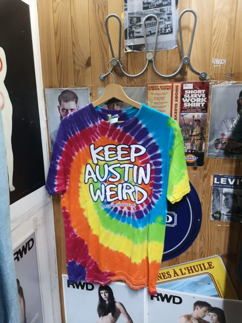 T-shirt Keep Austin Weird multicolore
