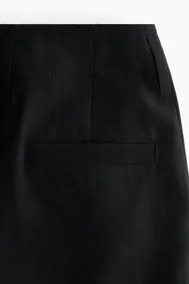 Pantalon barrel cargo - Bleu marine — photo 5