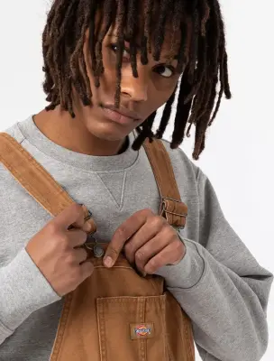 DICKIES DUCK CANVAS SALOPETTE Marron — photo 5