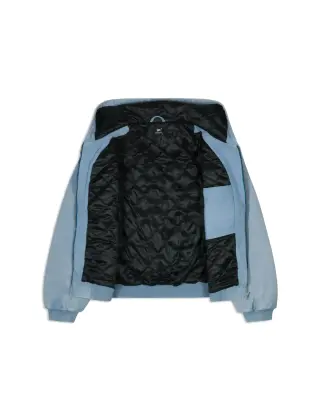 Peace Canvas Hooded Jacket Light Blue Denim — photo 3