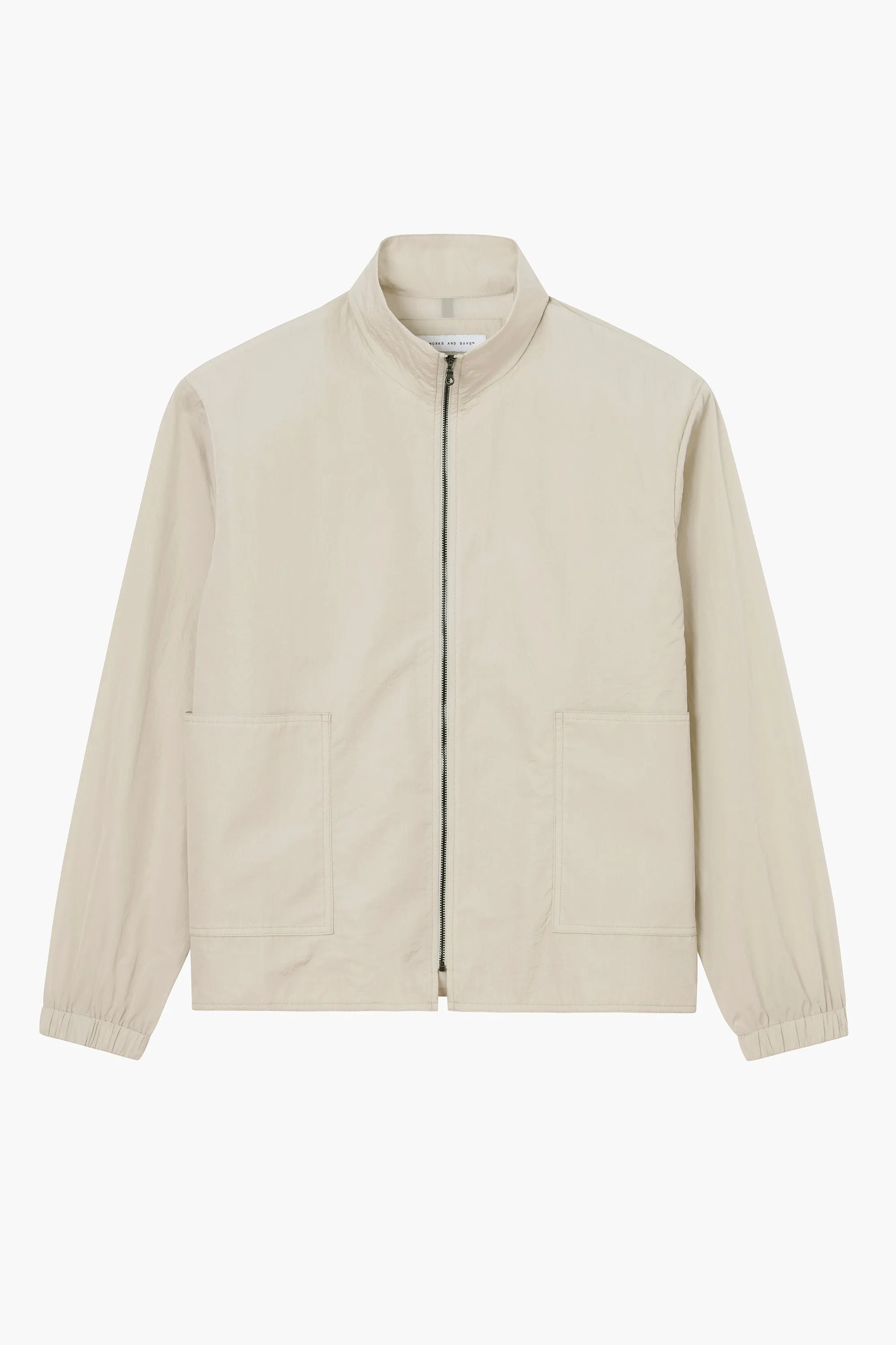 Training Zip Jacket - Nylon Ecru