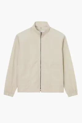 Training Zip Jacket - Nylon Ecru — photo 1