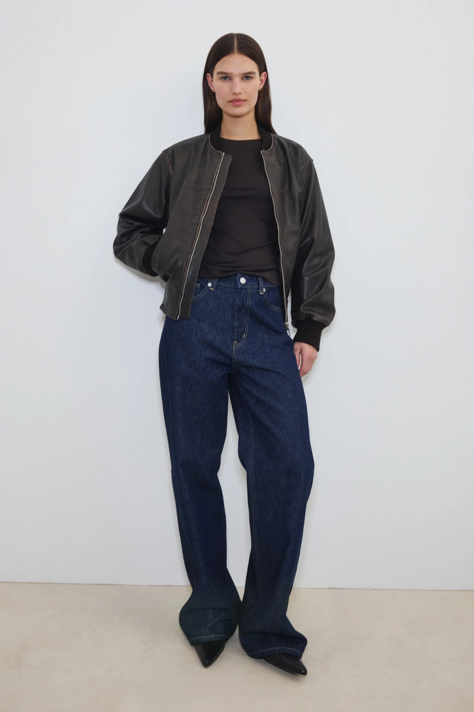 Top Warming Slim Fit - Marron foncé