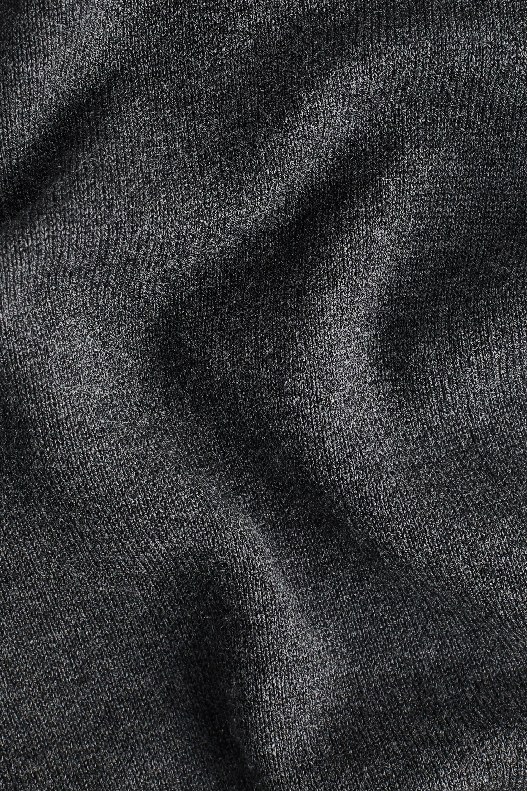 MAMA Pantalon en maille - Gris foncé chiné