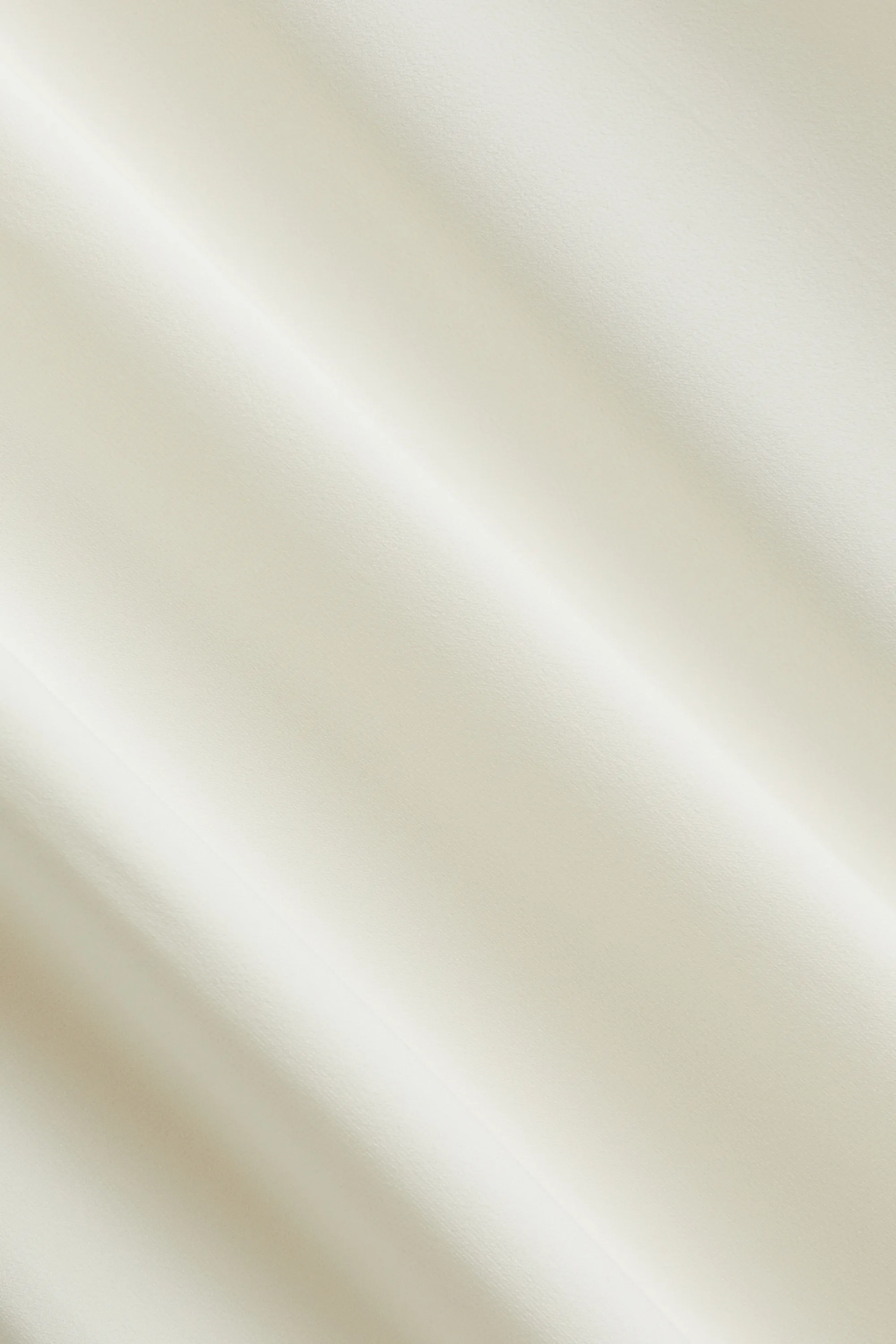 Robe moulante à bretelles fines - Crème