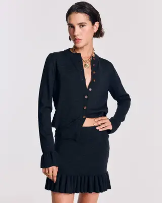 Jupe Dorothée gris anthracite — photo 2