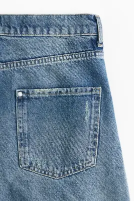 Baggy Barrel Jeans - Bleu denim foncé — photo 4