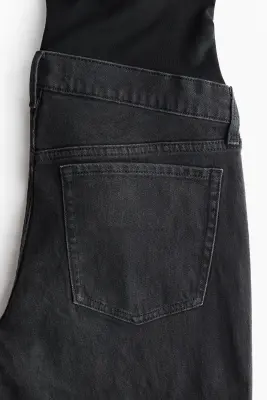 MAMA Slim Straight High Jeans - Gris denim foncé — photo 4