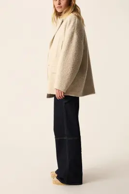 Manteau Yzia Creme — photo 3