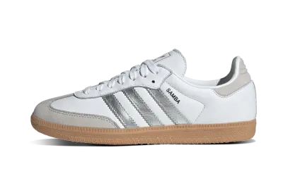 Adidas Samba OG White Silver Metallic Grey — photo 1