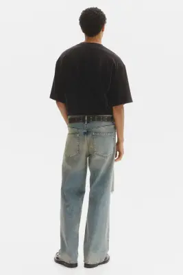 Loose Jeans - Bleu denim clair — photo 2