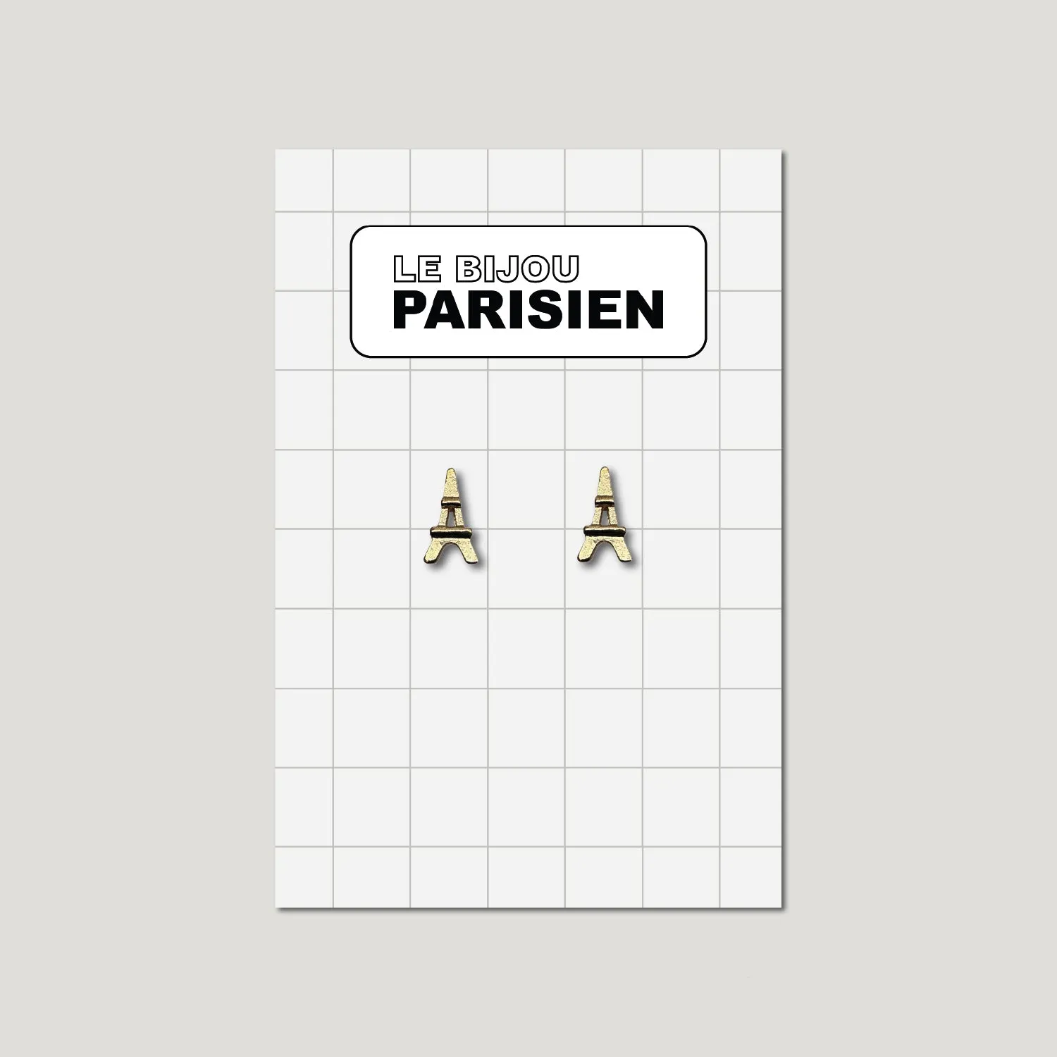 BOUCLES D'OREILLES TOUR EIFFEL - DORÉ