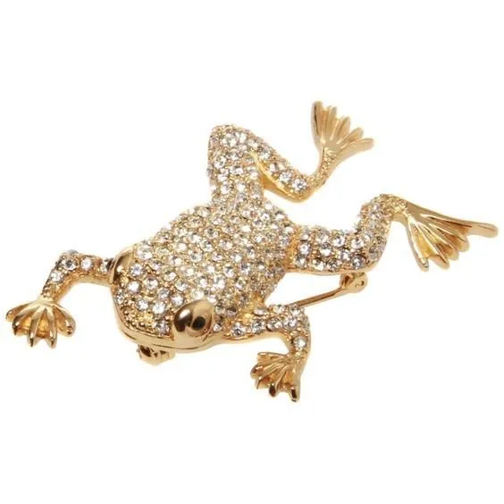 Broche grenouille