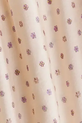 Robe à taille smockée - Beige clair/fleuri — photo 5