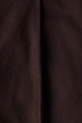 Pantalon chic Relaxed Fit en lin mélangé - Marron foncé — photo 4