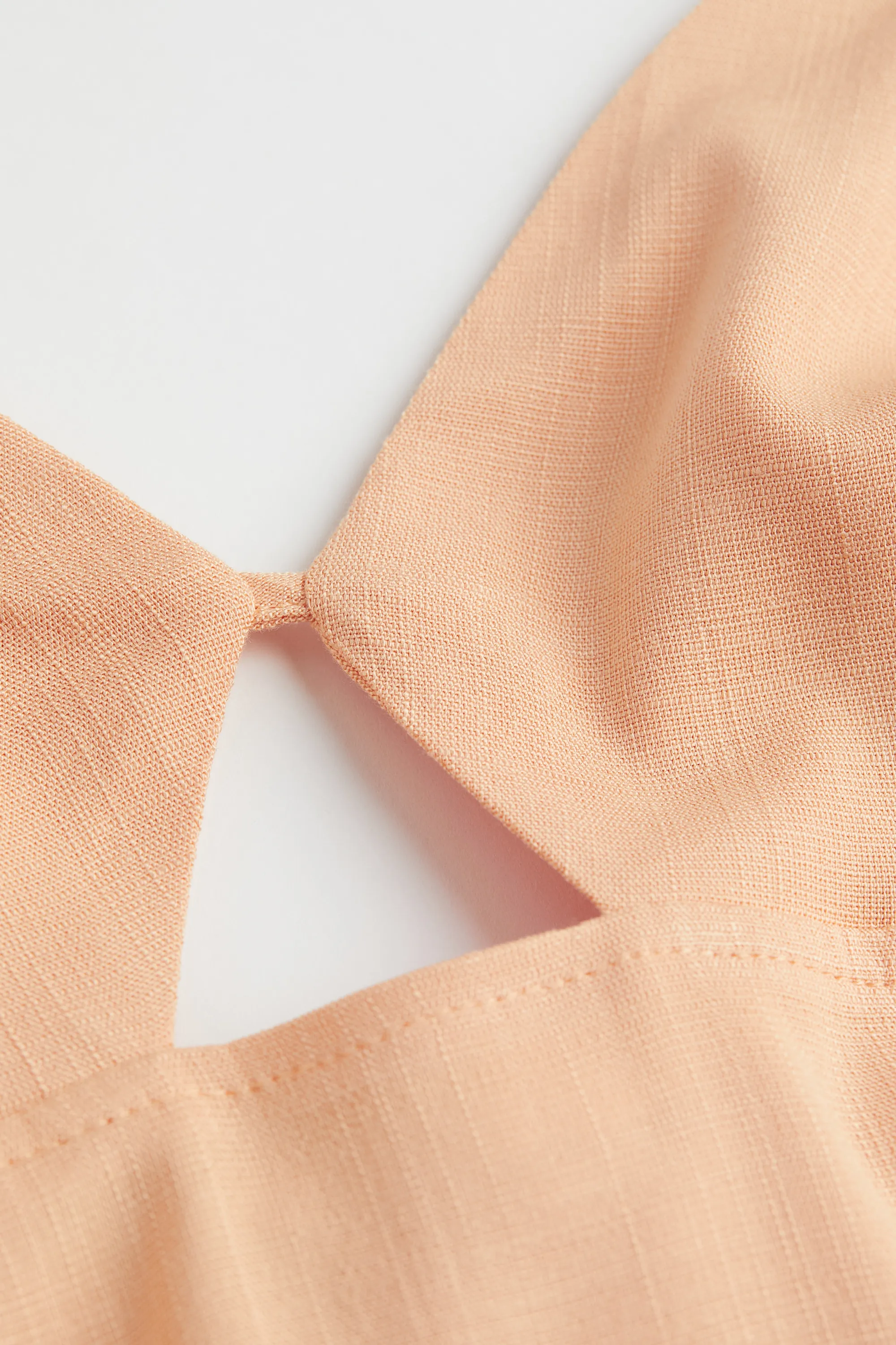 Mini robe découpée - Corail